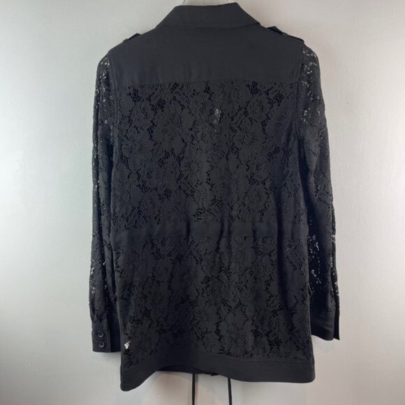 Simply Vera VERAWANG Black lace jacket Size XS - Picture 5 of 5